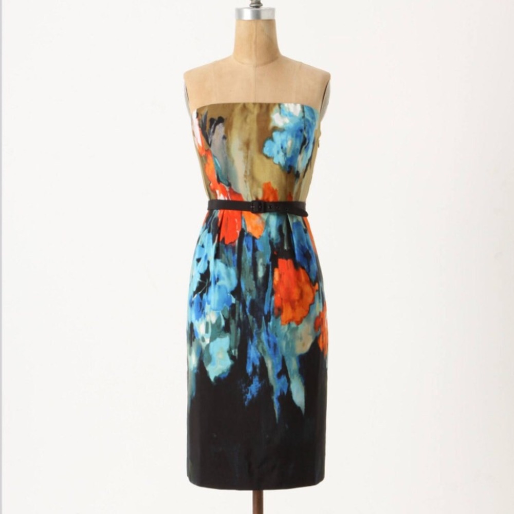 Anthropologie strapless dress by Moulinette Soeurs